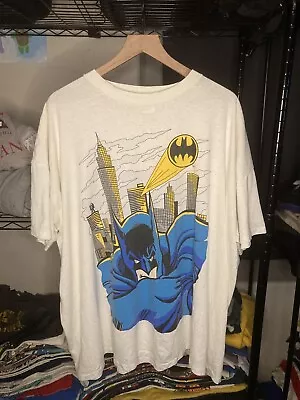 Vintage Batman Shirt Mens OSFA 3XL 90s Cartoon Movie Promo • $30