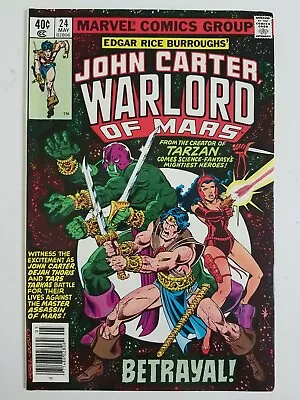 John Carter Warlord Of Mars (1977) #24 - Fine • $4