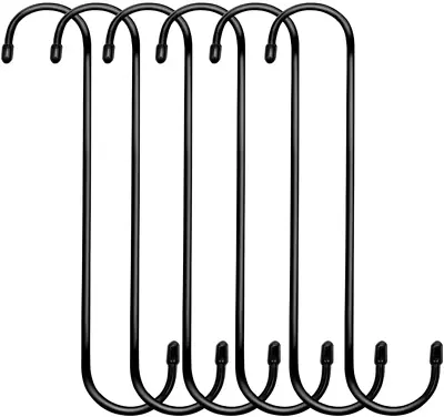 Black S Hooks Hooks For Hanging Plants Hanging Baskets Ideal Hooks  • $11.17