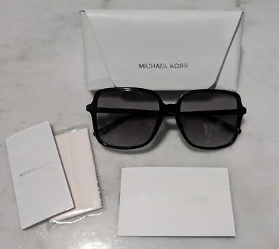 Michael Kors Isle Of Palms Square Sunglasses Black 56-17-140mm • $50