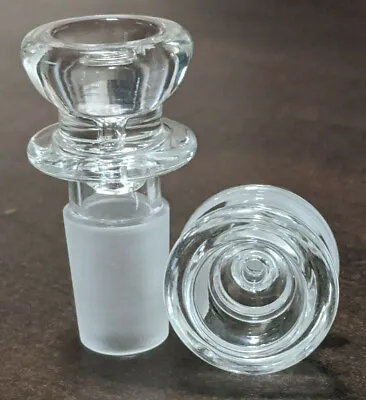 $9.74 • Buy 18mm Glass Round Slide BOWL Male Head Piece For Glass Water Pipe Bong (1 - ONE)