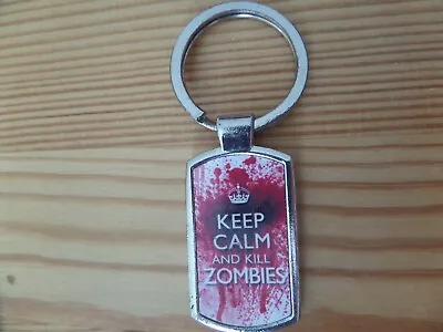 Keyring. Keep Calm And Kill Zombies - PS4/PS3/Xbox • £2.49