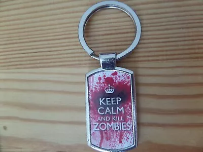 Keyring. Keep Calm And Kill Zombies - PS4/PS3/Xbox • £2.49