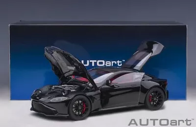 2019 Aston Martin Vantage Jet Black 1/18 AUTOart • $179.99