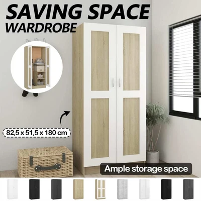 $151.99 • Buy VidaXL Wardrobe Clother Storage Shelf Home Organiser Furniture Multi Colours