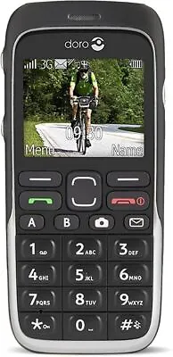 Doro PhoneEasy 520X Black Mobile Phone With Emergency Button EE Network Only • £12.99