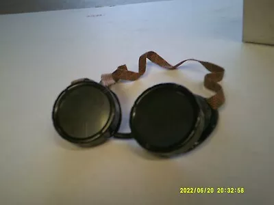 Vintage 65-LEA-5 Welding Goggles Original Straps Punk (Jules Verne) USA NEW • $29.99