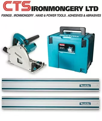 Makita SP6000J1 Plunge Saw & 2 X 1.5m Rails And Connector (110v) • £438