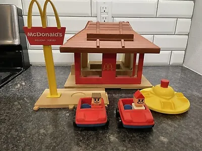 Nostalgic-1974 McDonalds Playskool Familiar Places Play Set Restaurant Vtg. • $55