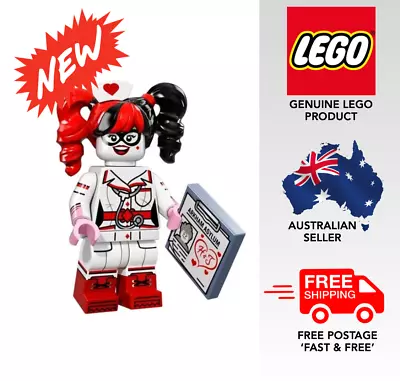 Genuine LEGO® Minifigures - Nurse Harley Quinn - Batman Movie Series - NEW • $12.50