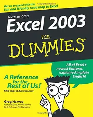 Excel 2003 For Dummies By Harvey Greg • $3.84