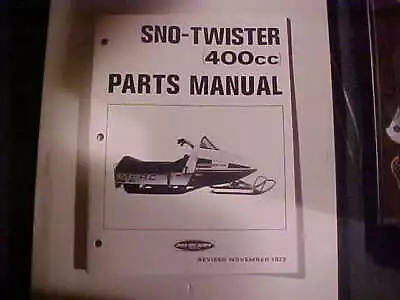 1974 Mercury Sno - Twister 400 Snowmobile Parts Manual New • $16.95