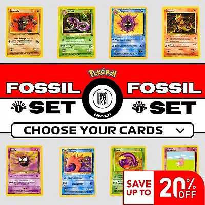 1999 Pokemon 1st Edition Fossil Set: Choose Your Card! • $1.99