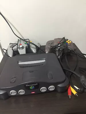 Nintendo 64 Console With 2 Controllers And Leads • $178