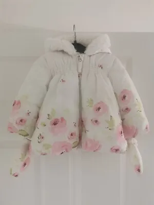 George Baby Girl Coat Jacket Size 9-12 Months  • £6.55