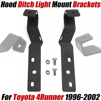 For Toyota 4Runner 1996-2002 Cowl Hood Ditch LED Light Pod Mounting Bracket Kit • $73.89