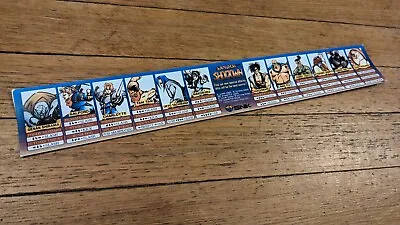 Mvs Instruction Sticker Samurai Shodown Arcade Neo Geo Vinyl Adhesive • $15