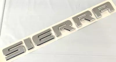 1pc Chrome Sierra Fit Gmc Rear Tailgate Liftgate Emblem Decal Badge Letter 99-17 • $13.99