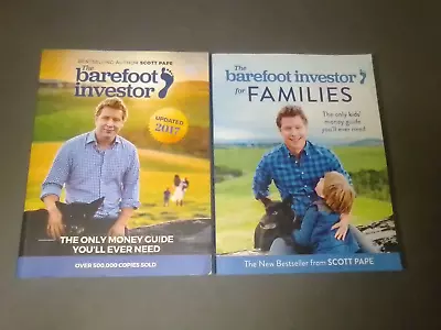 The Barefoot Investor Books X2. For Families. Money Guide. Australian • $38