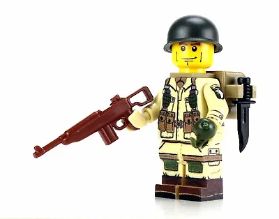 Army WW2 101st Airborne Paratrooper Minifig Made W/ Real LEGO® Minfigure • $33.95