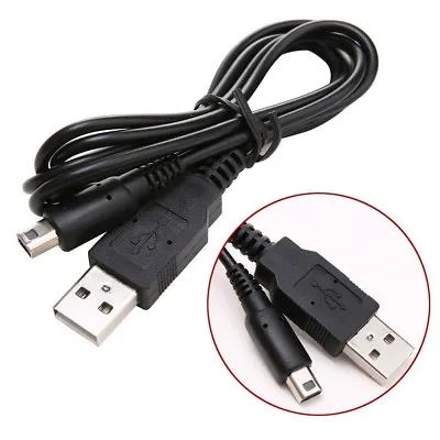 Nintendo 3DS XL USB Power Charger Cable Cord Lead 2 In 1 USB • $14.16