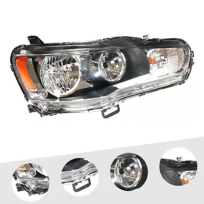 Right Halogen Headlight Headlamp Passenger Side For 2008-2017 Mitsubishi Lancer • $82.65