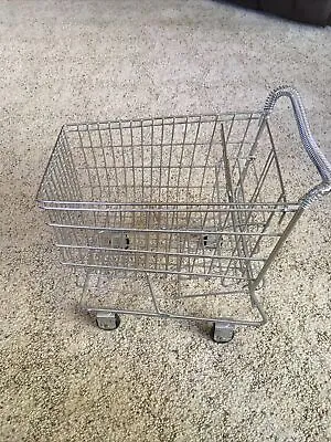 Miniature Metal Grocery Shopping Cart 12x12” • $29.99