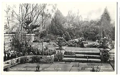 Ideal Home Exhibition 1954 Real Photo Postcard - Garden By Granville Ellis • £2.75