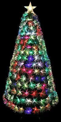 7 Colors Changing LED Fiber Optic Christmas Tree Pre-lit • $78.51