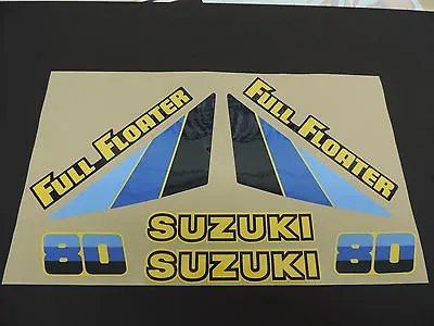 1983 Suzuki RM 80 COMPLETE DECAL SET (8 PC) AHRMA VINTAGE MOTOCROSS • $55.76