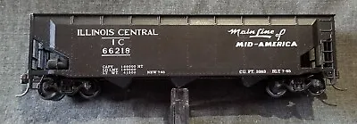 MDC Roundhouse 1612 ILLINOIS CENTRAL 40' 42' IC 66218 Hopper MAIN LINE Logo RTR • $14.95