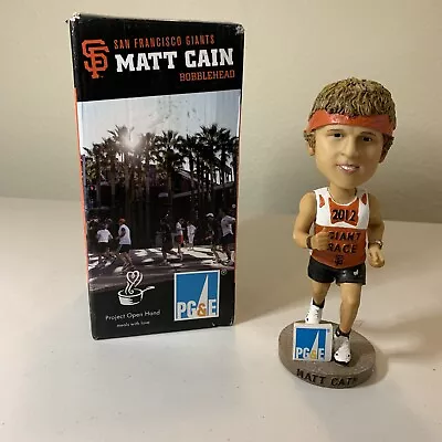 San Francisco Giants Matt Cain Marathon Giant Race Bobblehead 2012  • $19.87