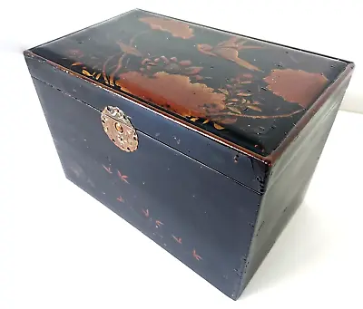 Antique Japanese Meiji Lacquer Tea Caddy • £50