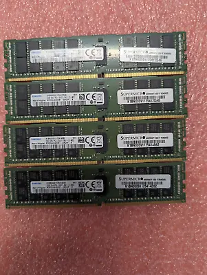 Samsung 128GB Kit (4x 32gb) 2Rx4 PC4-2400T DDR4 ECC Registered Server Memory • $245