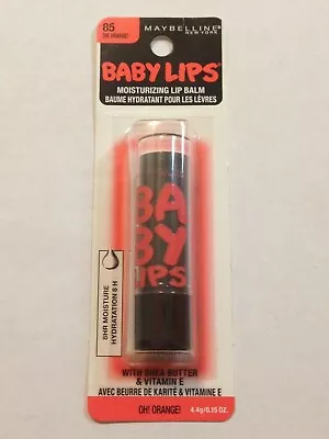 New Maybelline Baby Lips Lip Balm Electro Oh Orange 85 Neon Limited Edition • $5.99