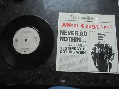 £4.99 • Buy Angelic Upstarts Never Ad Nothing 1979