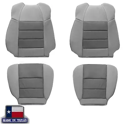 2003 2004 2005 Ford F250 XLT Super Duty Extended X-Cab Seat Cloth Covers In Gray • $150.01