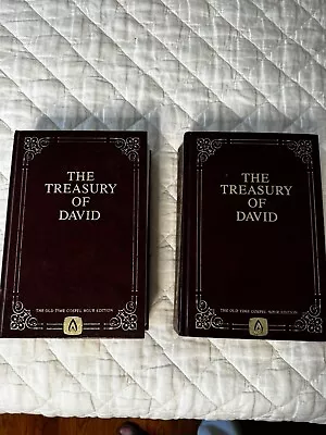 The Treasury Of David By Charles Spurgeon Old Time Gospel Hour  Volumes 1 & 2 • $25