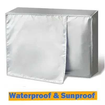 $17 • Buy Heavy Duty Cover Air Conditioner Outdoor Protective Cover Waterproof & Sunproof