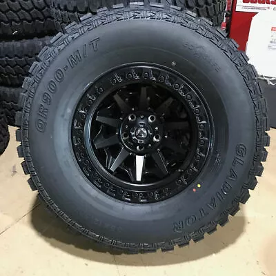 17x9 Fuel D694 Covert Black Wheels 35  Mud MT Tires 8x170 Ford Super Duty F250 • $2549