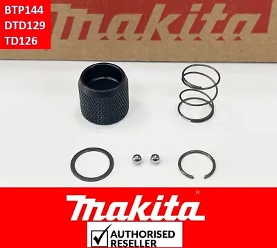 Makita Impact Driver Collet Chuck Bit Holder Spare Parts BTP144 DTD129 TD126 • £9.96