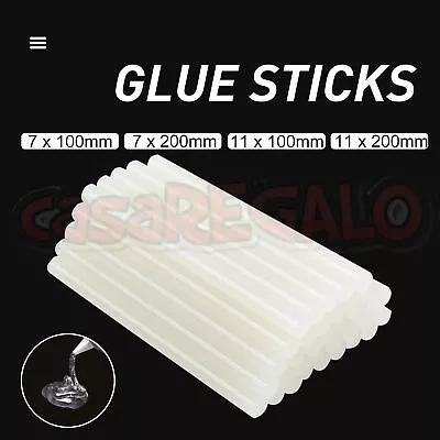 Bulk Clear Hot Melt Glue Sticks Adhesive Craft Stick Glue Gun 7mm 11mm 200mm Au • $243.15
