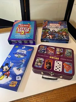 Coles Little Shop 2 + Woolworths Marvel Heroes Dominoes & Words - All Full Sets • $38.50