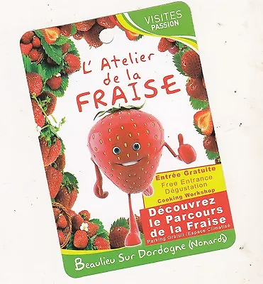 L'atelier De La Straise - Small Advertising Card - Passion Visits Edition • $2.34