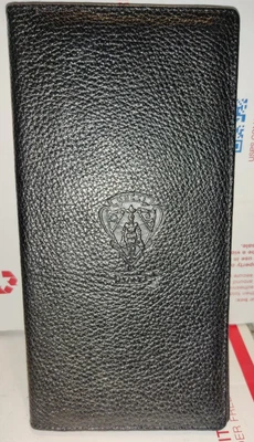 $1.25 • Buy NO RESERVE Vintage Black Leather Gucci Memo/Card Wallet Knight 50's-70's LO