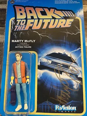 Signed By Michael J Fox Back To The Future Marty McFly ReAction At LFCC • £225