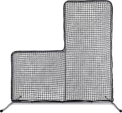 Kapler L Screen Baseball Pitching Screen 7X7FT Softball Safety Protective • $85.01