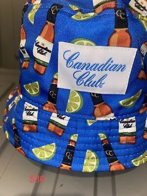 Canadian Club Bucket Hat Blue Limited Edition Collectable Whiskey Promo • $30