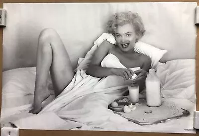 Marilyn Monroe Breakfast In Bed Vintage 1994 Poster 23 X 35. Not A Copy. • $49.95