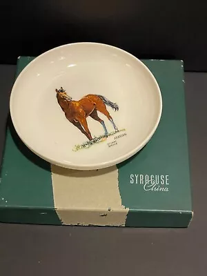 Vintage Arabian Horse Porcelain Trinket Dish Syracuse China Stuart Bruce • $15